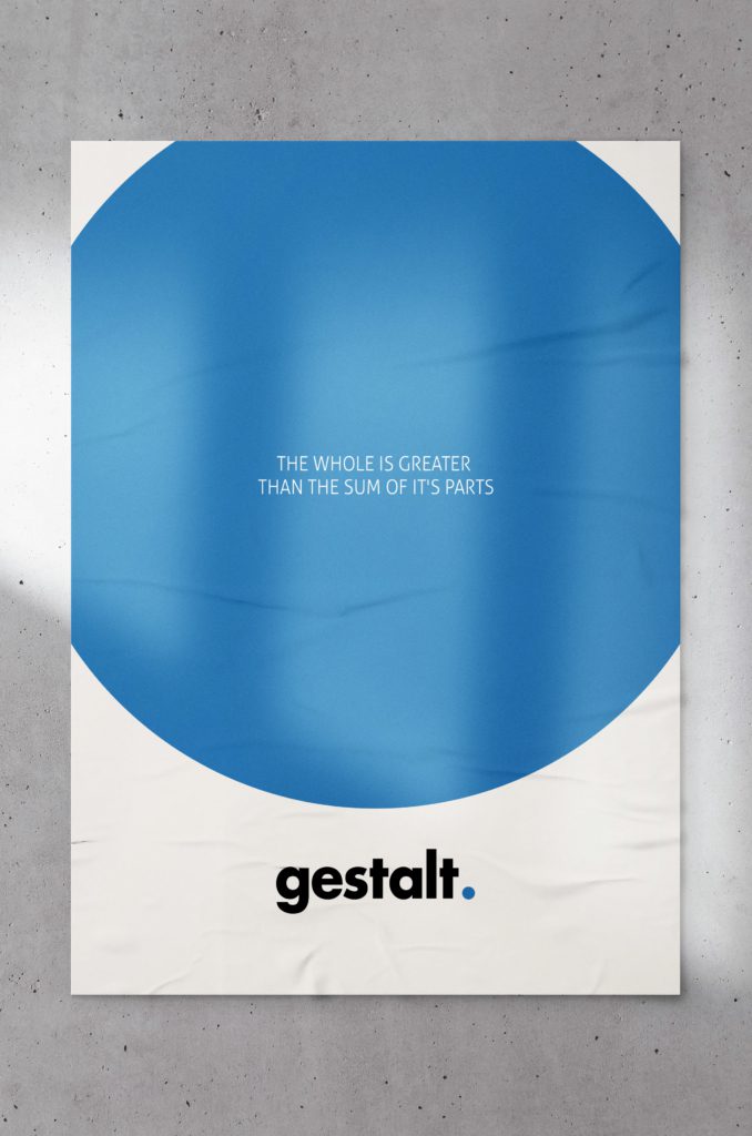 gestalt poster strongweb design