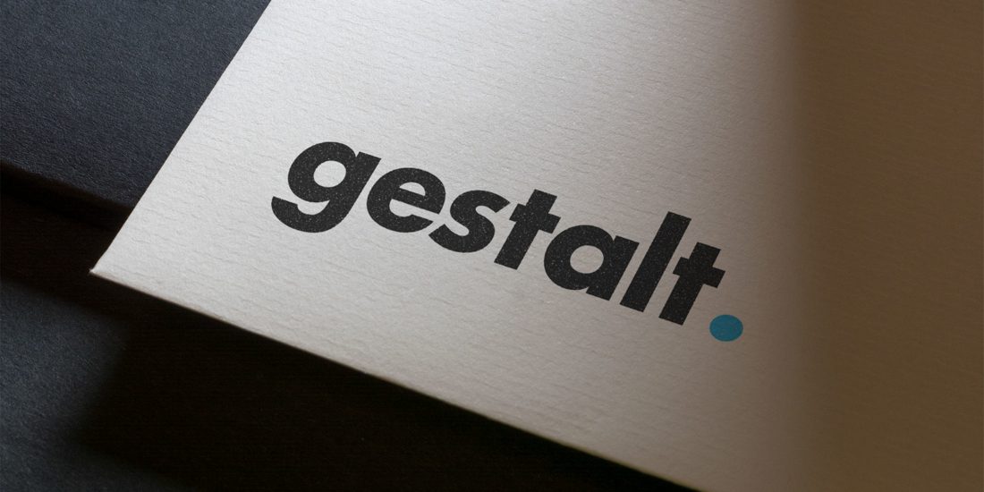 gestalt logo - strongweb! creative group - graphic design studio